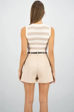 Chaleco Tejido Rayas