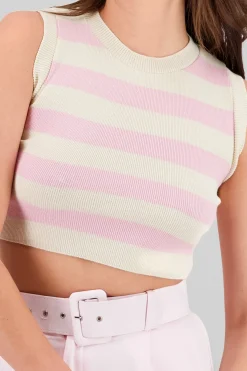 Chaleco Tejido Rayas