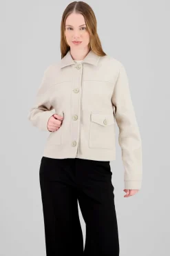 Chamarra bolsas manga larga