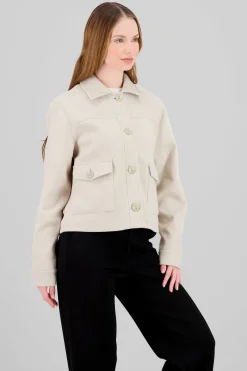 Chamarra bolsas manga larga