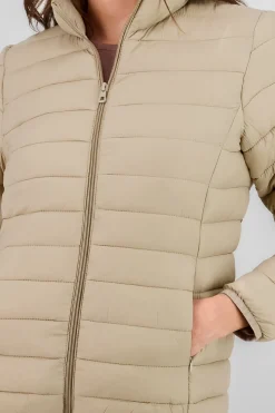 Chamarra capitonada lisa