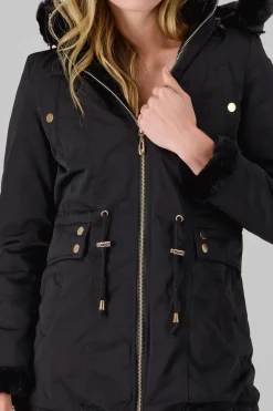 Chamarra doble vista detalle jareta