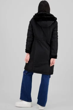 CHAMARRA LARGA PELUCHE