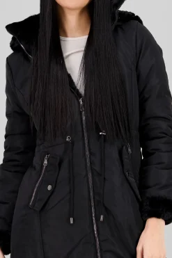 CHAMARRA LARGA PELUCHE