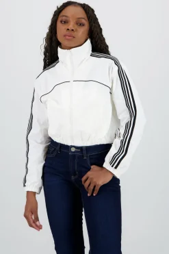 Chamarra nylon lineas costados