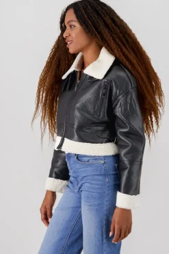 Chamarra tipo aviador