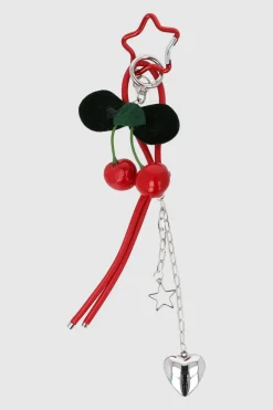 Charm cel cerezas corazon