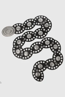 Cinturón ovalos boho hebilla