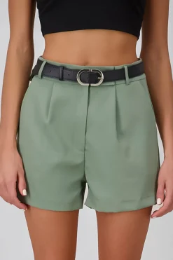 Cinturón Sencillo Hebilla Medios Círculos