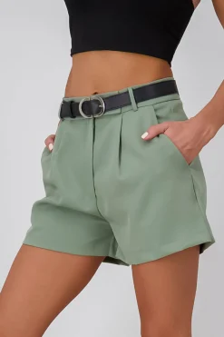 Cinturón Sencillo Hebilla Medios Círculos