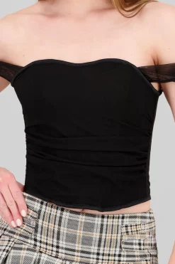 Corset detalle abertura escote