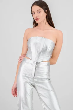 Corset strapless varillas metalico