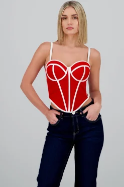 Corset varillas contraste