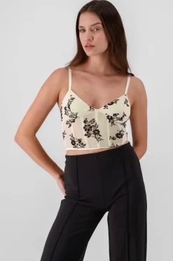 Corset varillas mesh flock