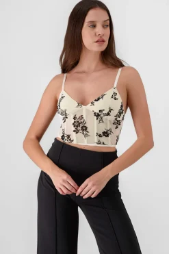 Corset varillas mesh flock