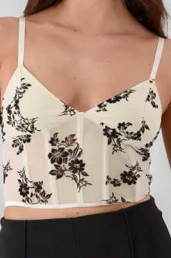 Corset varillas mesh flock