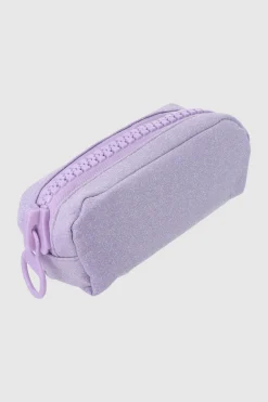 Cosmetiquera zipper glitter
