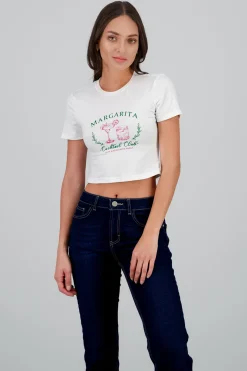 Crop top print margarita