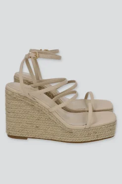 Cuña punta cuadrada tiras delgadas