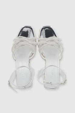 Cuña Yute Tiras Brillos