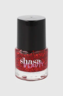 Esmalte Uñas Rojo Brillos Monocolor