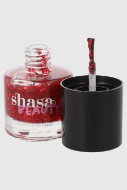 Esmalte Uñas Rojo Brillos Monocolor