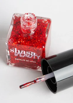 Esmalte Uñas Rojo Brillos Monocolor