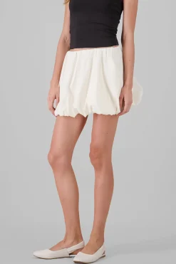 Falda bubble hem lisa