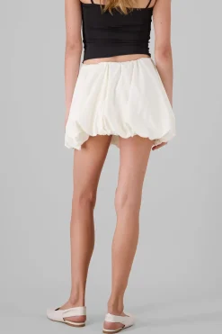 Falda bubble hem lisa