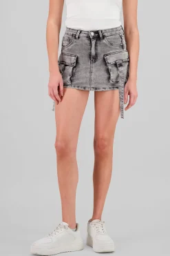 Falda Cargo 2 Bolsas