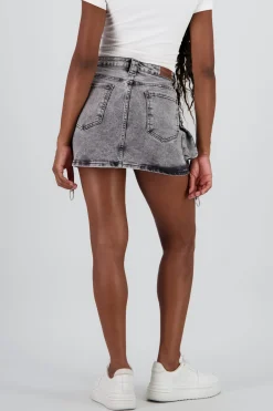 Falda cargo 2 bolsas con argollas