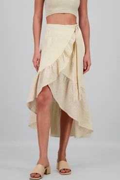 Falda cruzado textura