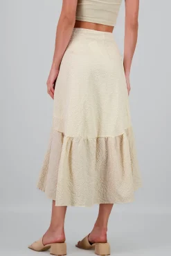 Falda cruzado textura