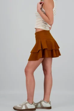 Falda Doble Olan Pretina Ancha