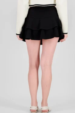 Falda Doble Olan Pretina Ancha