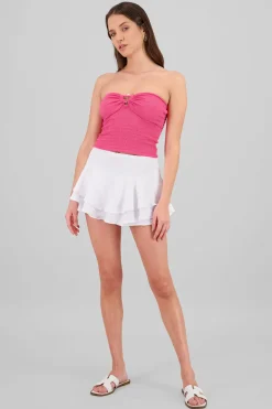 Falda doble olan textura