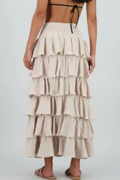 Falda maxi olanes ligera