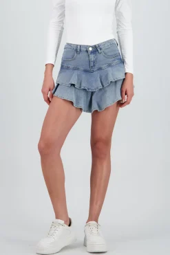 Falda Mini Denim Olanes