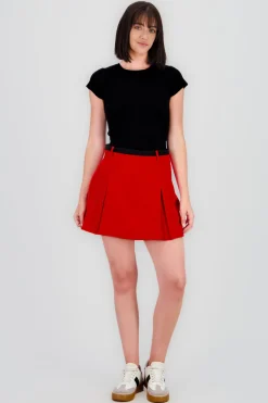 Falda mini detalle abertura