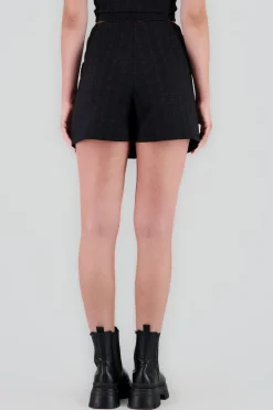 Falda mini detalle doble hevilla