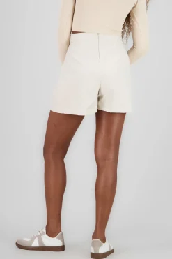 Falda mini pretina detalle tablas