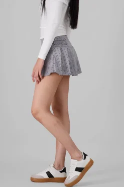 Falda mini tableada cuadros