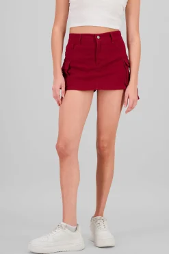 Falda short cargo