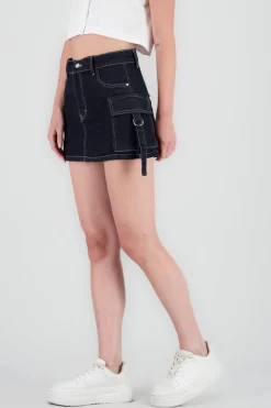 Falda short cargo