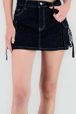 Falda short cargo