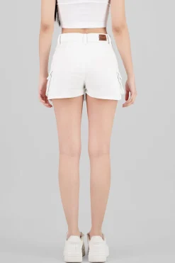 Falda short cargo 2 bolsas parche