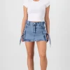 Falda short cargo tiras ajustables