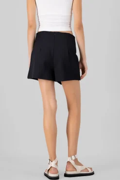 Falda short corte asimetrico pret ancha hypsters