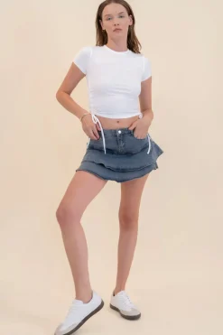 Falda Short Denim Olanes