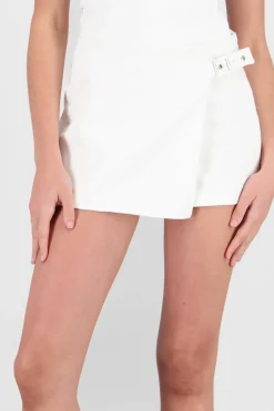 Falda short mini cruzada detalle hevilla